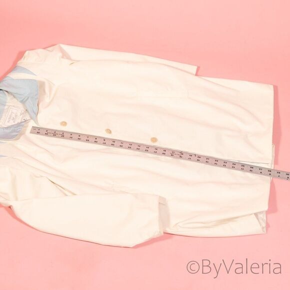 Mulberry Street Vintage Trench Coat Jacket M Lightweight Preppy Retro Gorpcore - Picture 13 of 13